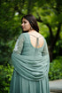 Green Embroidered Anarkali Set – Subtle Elegance for Every Occasion